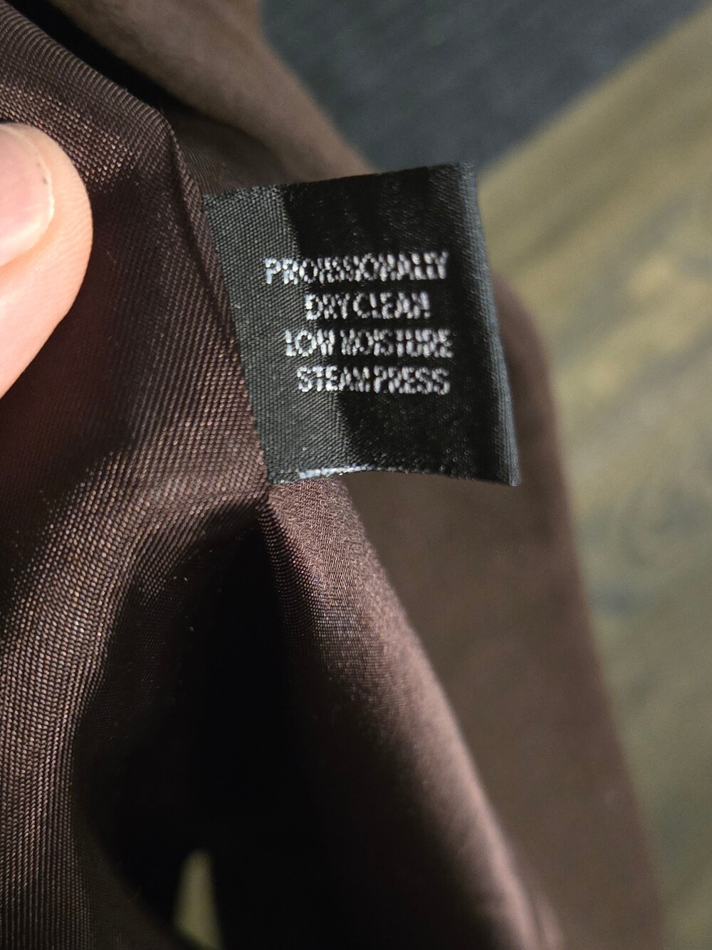 Anne Klein II Long Brown Wool Blend Coat Women's Outerwear - Wool / Brown / 6 - Picture 9 of 15